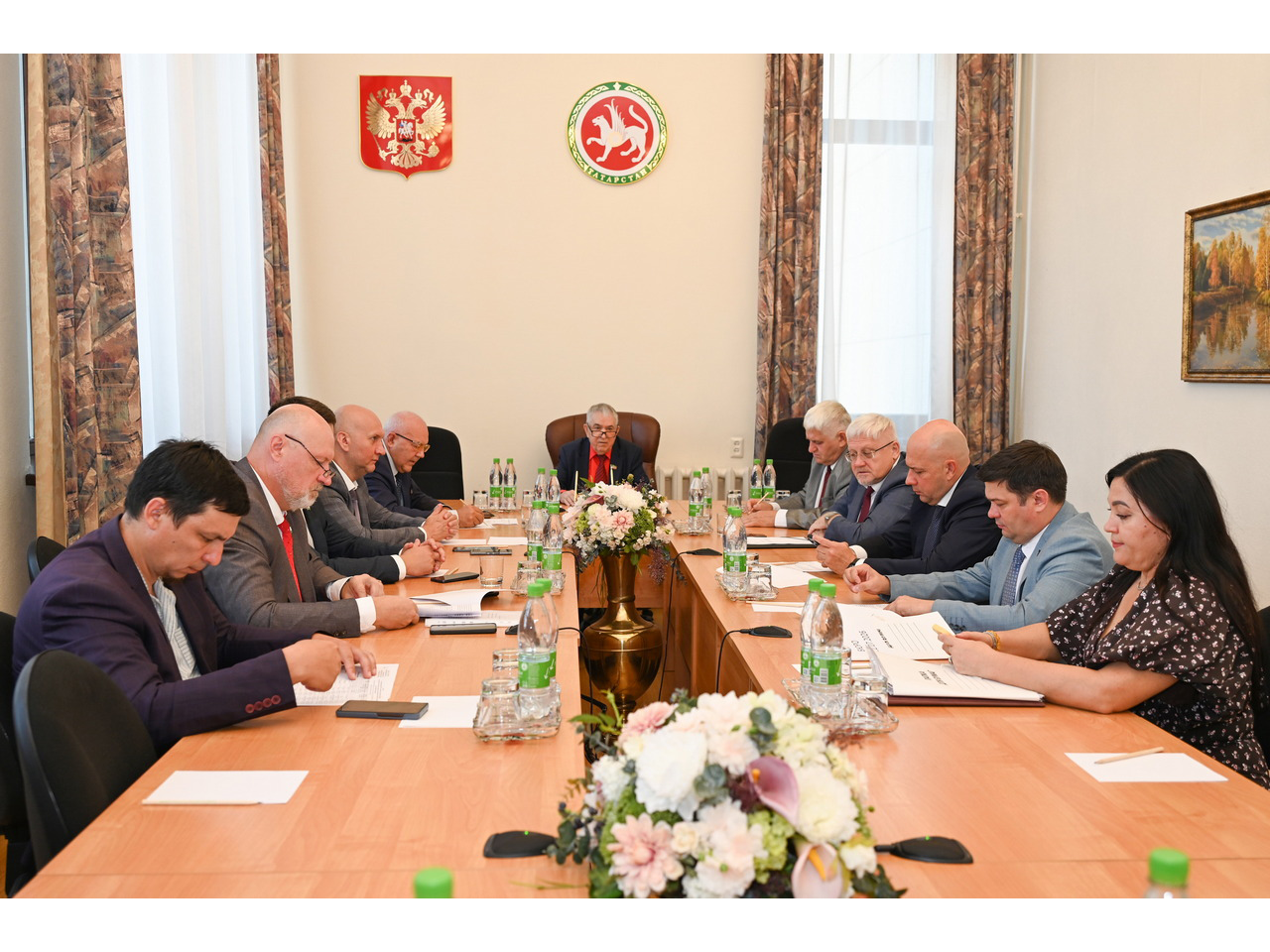 В Государственном Совете прошло заседание фракции КПРФ